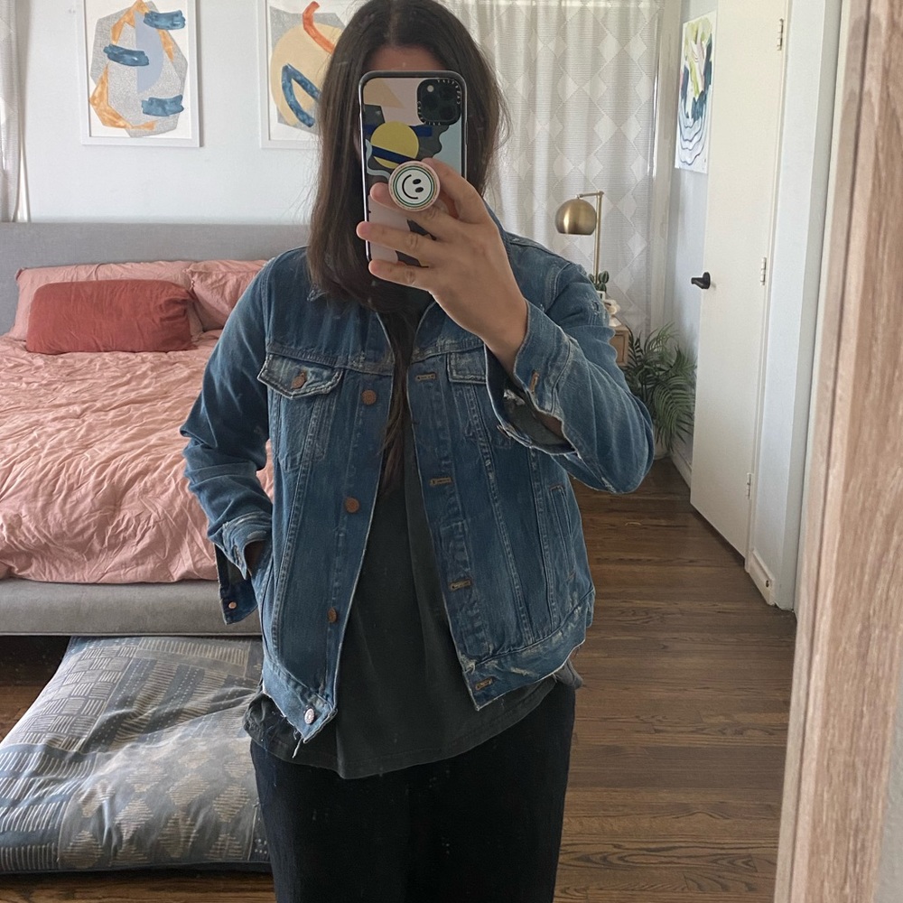 MadeWell Distressed Jean Jacket